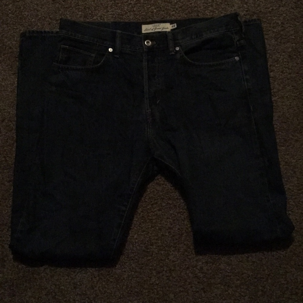 H&M men’s jeans dark denim